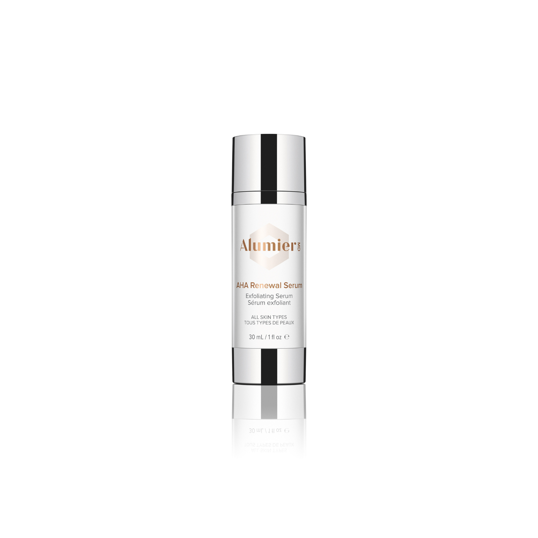 AlumierMD AHA Renewal Exfoliating Serum Pump Bottle