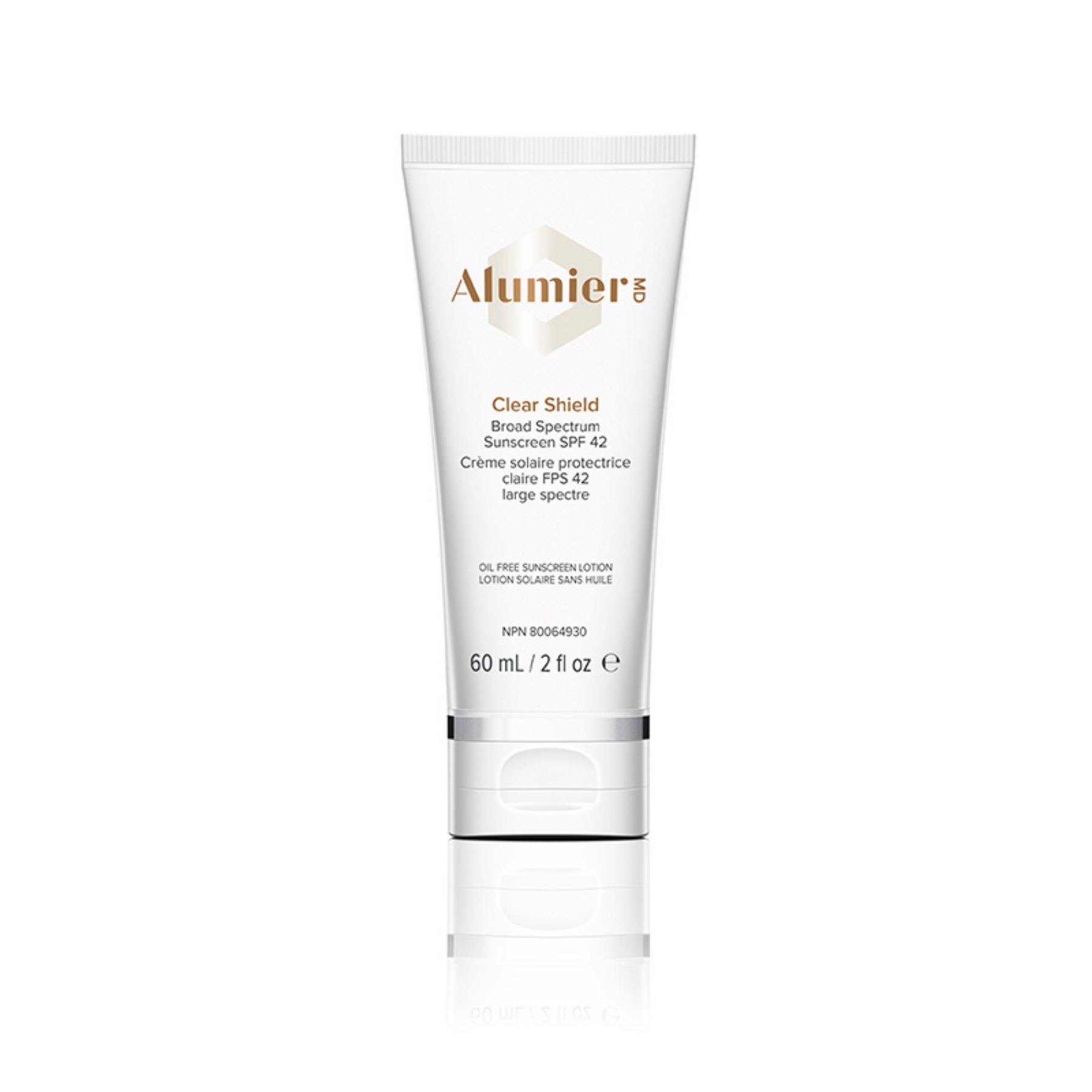 AlumierMD Clearshild Oil-Free Sunscreen for Breakout Pigment-Prone  Skin in a White Tube